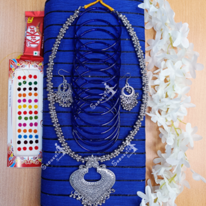 Saree Combo Gift Set (Valentine Special) Blue