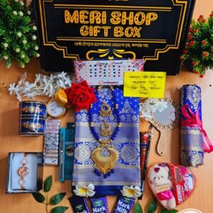 20 Iteam Saree Combo Gift Pack (Blue)